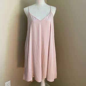 Final Touch Light Pink Midi Dress